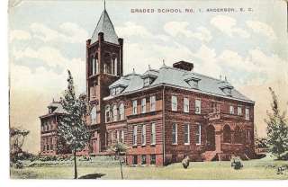 South Carolina, SC, Anderson 1912 Graded School No. 1  