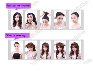 New Pink Stylish ladies long Wavy Curly Cosplay Party Hair Womens 