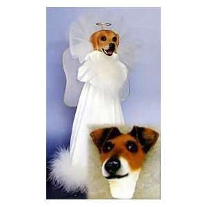  Red Fox Terrier Guardian Angel and Tree Topper