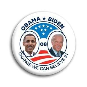   Change We Can Believe In Obama and Biden Button   3 