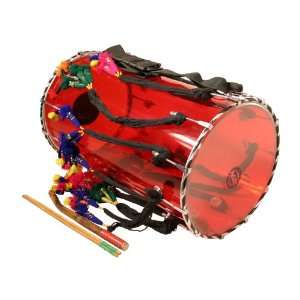  Dhol, Acrylic, Red Musical Instruments