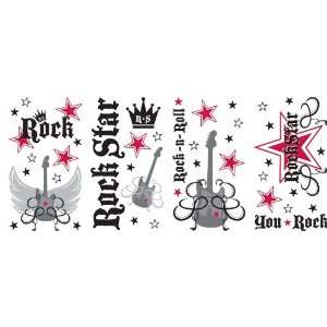  Party Destination 160169 Rock Star Removable Wall Decorations 