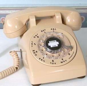 Classic Rotary Dial Desk Phone