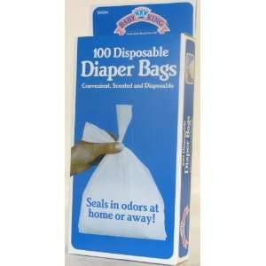  100 Disposable Diaper Bags (Pack Of 2  200 Bags) Baby