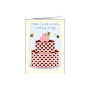    Birthday Party Invitations 60 Bees and Cake Card Toys & Games