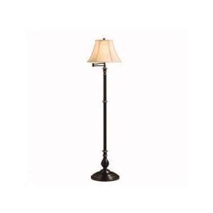   Traditions One Light Floor Swing Arm Lamp in French Bronze Automotive