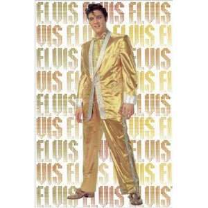  Elvis Presley Gold Suit Poster