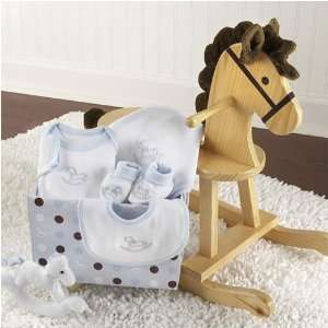 Baby Aspen   Rockabye Baby Rocking Horse With Plush Toy And Layette 