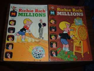 Richie Rich Millions 12 85   lot of 17 comics  