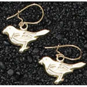  Baltimore Orioles Bird Gold Dangle Earrings Sports 