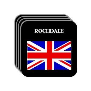  UK, England   ROCHDALE Set of 4 Mini Mousepad Coasters 