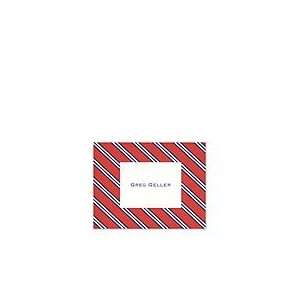  Repp Tie Red Note Card Note Cards Stationery Office 