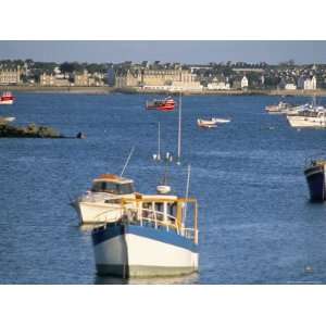  Town of Roscoff, Finistere, Brittany, France Photographic 