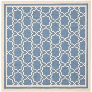   Indoor/Outdoor Square Area Rug, 6 Feet 7 Inch Square