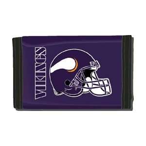  Minnesota Vikings Nylon Tri Fold Wallet *SALE* Sports 