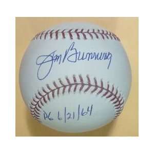  Jim Bunning Autographed/Hand Signed MLB Baseball Detroit 