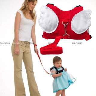   Baby Kid Toddler Walking Angel Safety Harness Keeper Strap Rein  