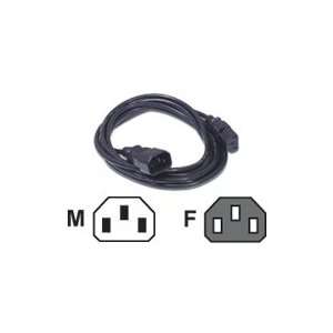 com Cables To Go 3 Ft Power Cord Extension Molded American Wire Gauge 