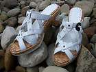 Double H White Leather Western sandals  New