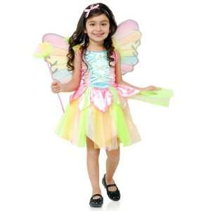   Rainbow Princess Fairy Child Costume / Multi colored   Size Small (6/8