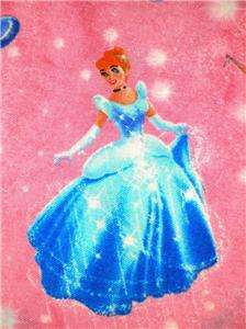 New Cinderella Fabric BTY Disney Princess Pink  