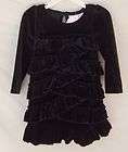 Heirloom Black Velvet Dress by Polly Flinders Size 24 M