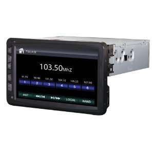  POWER ACOUSTIK PD 712 Single DIN Multimeadia Source with 