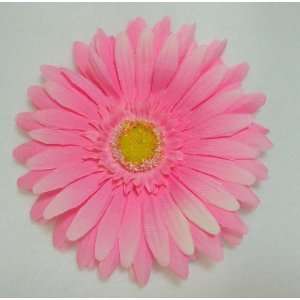  NEW Medium Pink Gerber Daisy Flower Hair Clip, Limited 