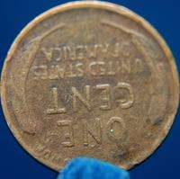   Planchet Flaw Lamination Error 1914 Lincoln Wheat Back Penny 1c  