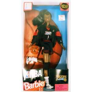  Mattel NBA Barbie 76ers Black 20725 Toys & Games