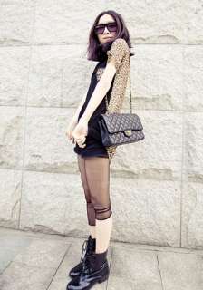  Glamorous Girl Leopard T shirt Tops Dress Comfy Funky Popular Street