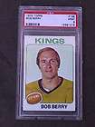   TOPPS #196 BOB BERRY PSA 9 MINT NQ NHL HOCKEY LOS ANGELES KINGS POP 18