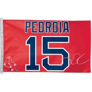    Boston Red Sox Dustin Pedroia Big 3x5 Flag
