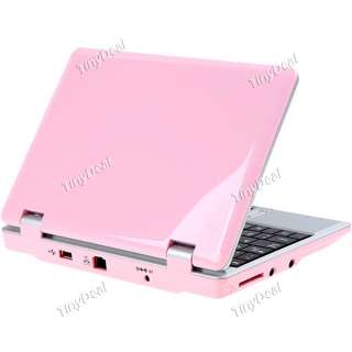 Pink Android 2.2 Mini Netbook Notebook Wifi Laptop 4GB 800Mhz 