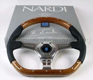 Nardi Steering Wheel Kallista 350 mm Wood Black Leather  
