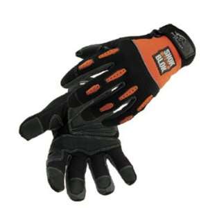 BLACK STALLION Tool Handz ShokBlok Anti Vibration Snug Fitting Gloves 