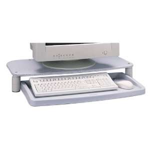  Kensington Desktop Supershelf   Grey Keyboard Drawer and 