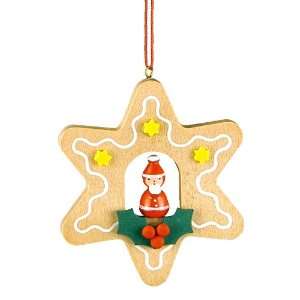  Ulbricht Gingerbread Cookie with Santa Ornament