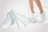 New Womens Shoes Canvas Simple Lace Up Wedges High Heel Fashion Ankle 