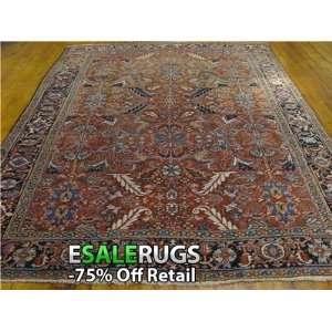    7 7 x 10 4 Heriz Hand Knotted Persian rug