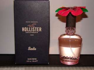 Hollister California Sadie Perfume / Eau de Parfum Spray 2oz  