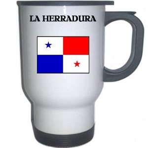  Panama   LA HERRADURA White Stainless Steel Mug 