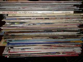 Huge Mixed Lot 137 CROSS STITCH Patterns Books Booklets Leaflets and 