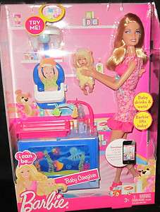 Barbie I Can Be A Baby Caregiver Babysitter New  