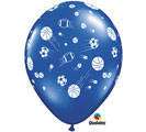Jewel Ball Latex Balloons 12pk Sports Team Theme Party  