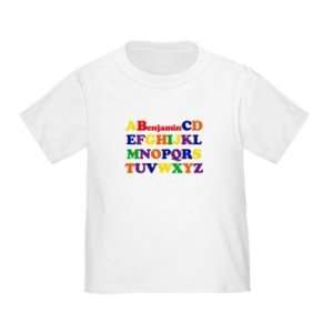  Personalized Benjamin Alphabet Infant Toddler Shirt Baby