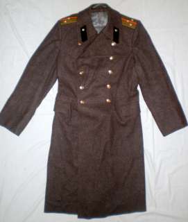   Russian Soviet Military Uniform Army Officer Overcoat Coat USSR Shinel