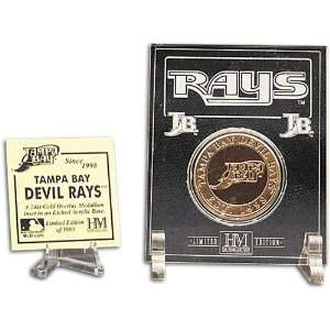  Devil Rays Highland Mint Archival Etched Acrylic Sports 