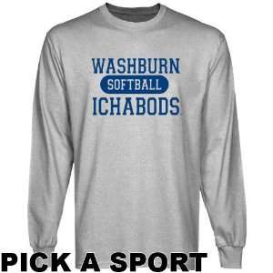  Washburn Ichabods Ash Custom Sport Long Sleeve T shirt 