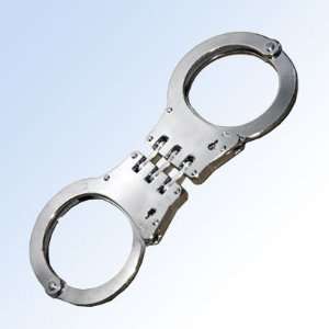    Stainless Steel Double Locking Hinged Handcuffs